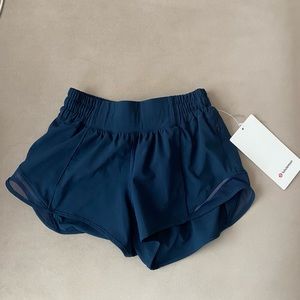 Lululemon hotty hot low rise shorts. 2.5” lined, tags still attached